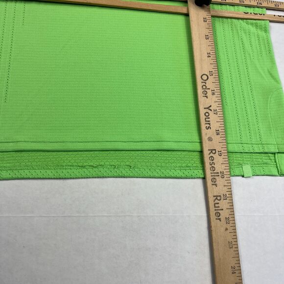 Lululemon Swiftly Tech Cropped Tank Top Sleeveless Neon Green Seamless Size 4 - Picture 5 of 10